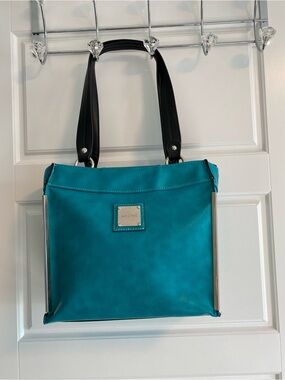 Miche Teal Shoulder Bag with Black Straps